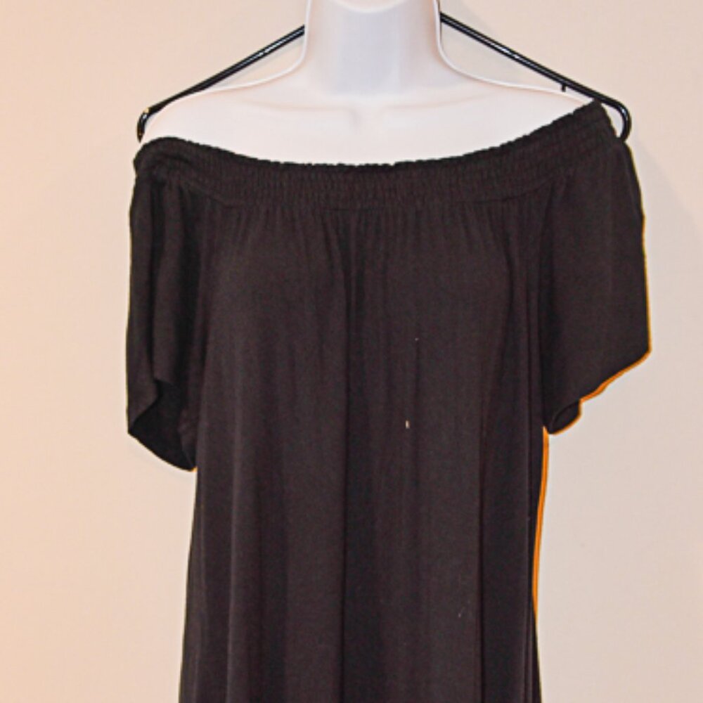 Massimo Mini Black dress off shoulder or on Size XL